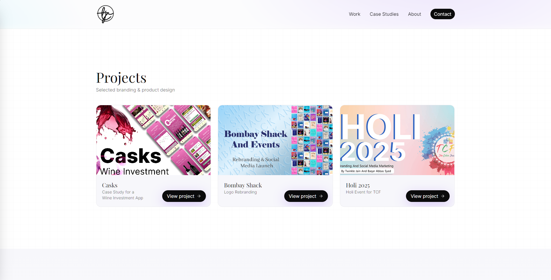 A Client Website Screenshot 2